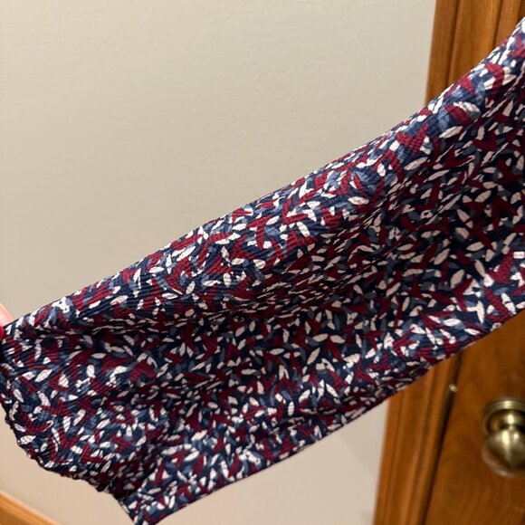 Tory Burch Red/Blue Agate ConfettiTunic, SZ 14 - Picture 8 of 11